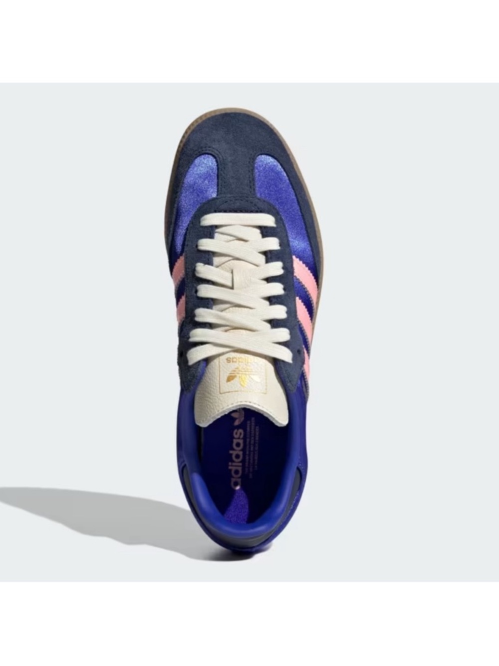 adidas Samba OG Lucid Blue / Dark Indigo / Gum - Picture 7 of 10